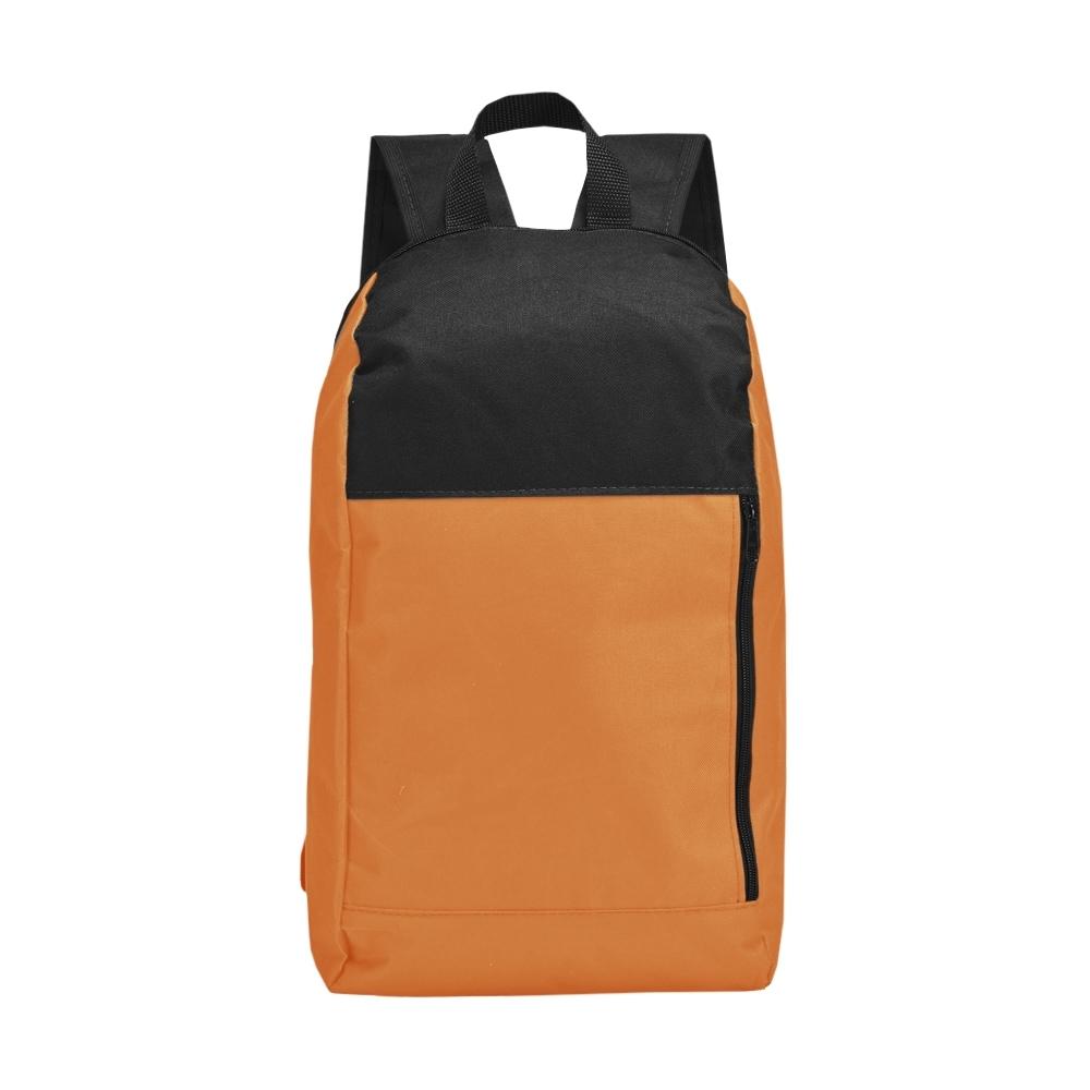 Mochila poliéster 14l MO1893 na cor Laranja, brinde personalizado Sky Brindes