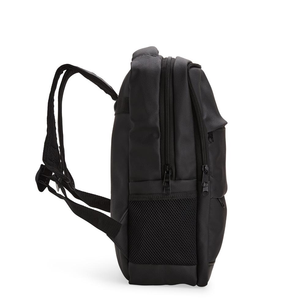 Mochila couro sintético 20l MO1898 na cor Marrom, brinde personalizado Sky Brindes