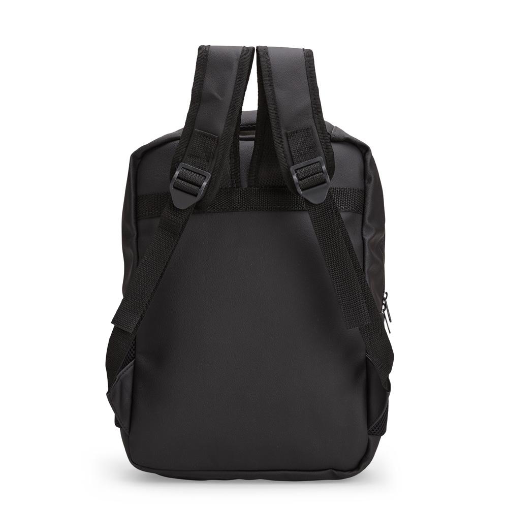 Mochila couro sintético 20l MO1898 na cor Marrom, brinde personalizado Sky Brindes