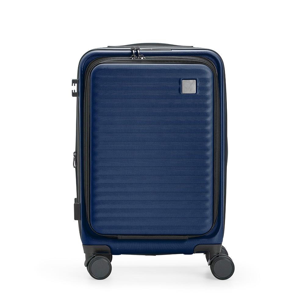 Mala de viagem abs 33 litros MO1899 na cor Azul escuro, brinde personalizado Sky Brindes