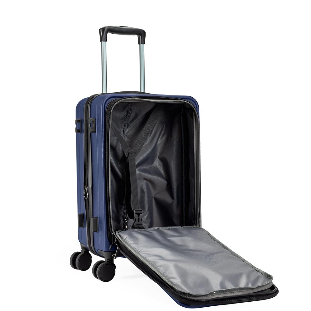 Mala de viagem abs 33 litros MO1899 na cor Azul escuro, brinde personalizado Sky Brindes