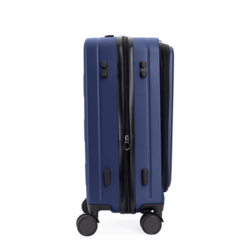 Mala de viagem abs 33 litros MO1899 na cor Azul escuro, brinde personalizado Sky Brindes