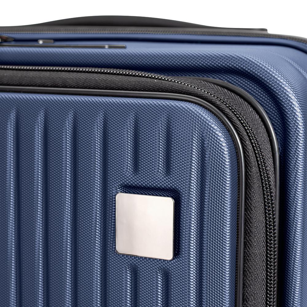 Mala de viagem abs 33 litros MO1899 na cor Azul escuro, brinde personalizado Sky Brindes