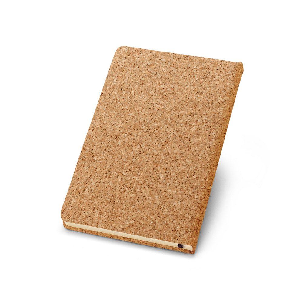 Caderno eco s pauta PA0219 na cor Natural, brinde personalizado Sky Brindes