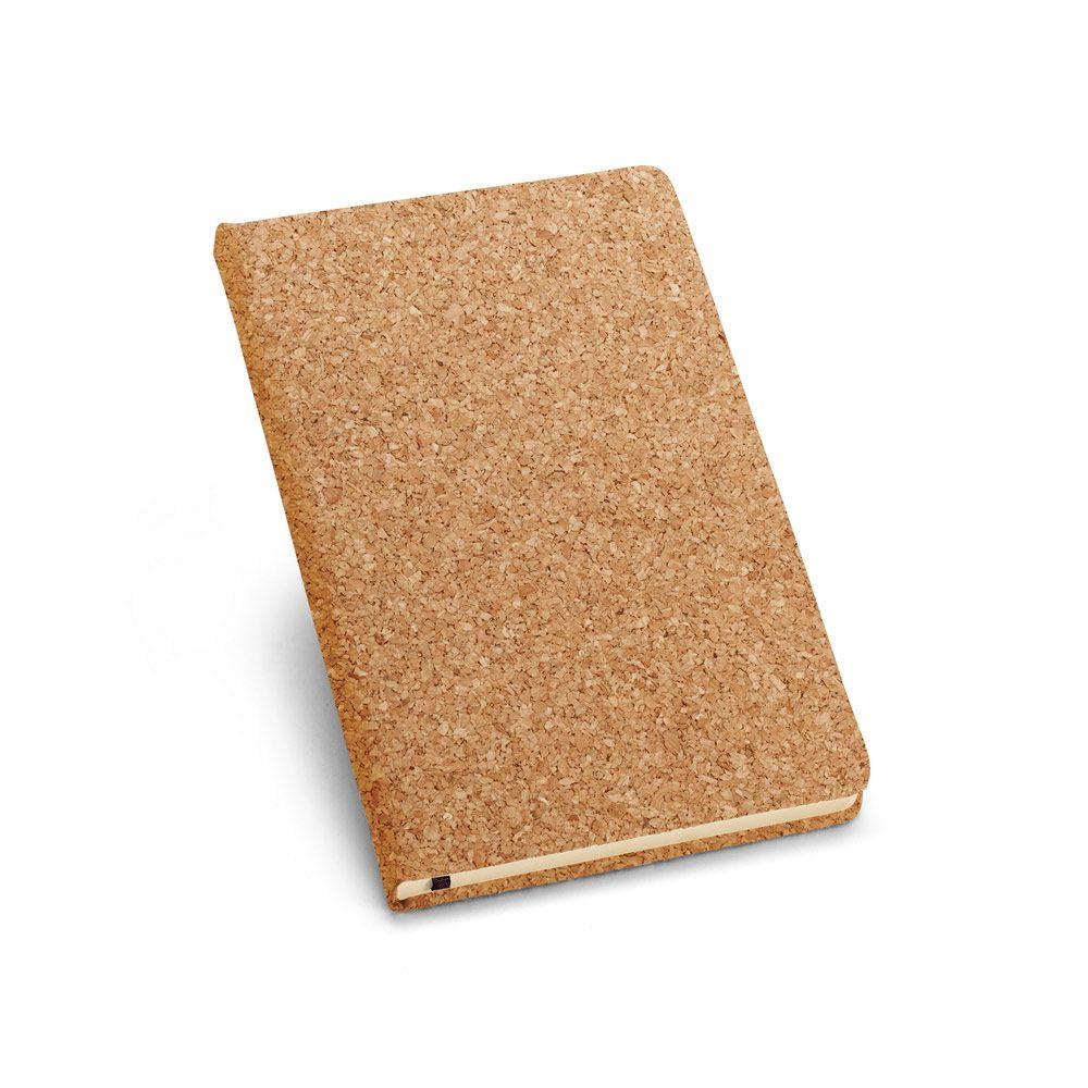 Caderno eco s pauta PA0219 na cor Natural, brinde personalizado Sky Brindes