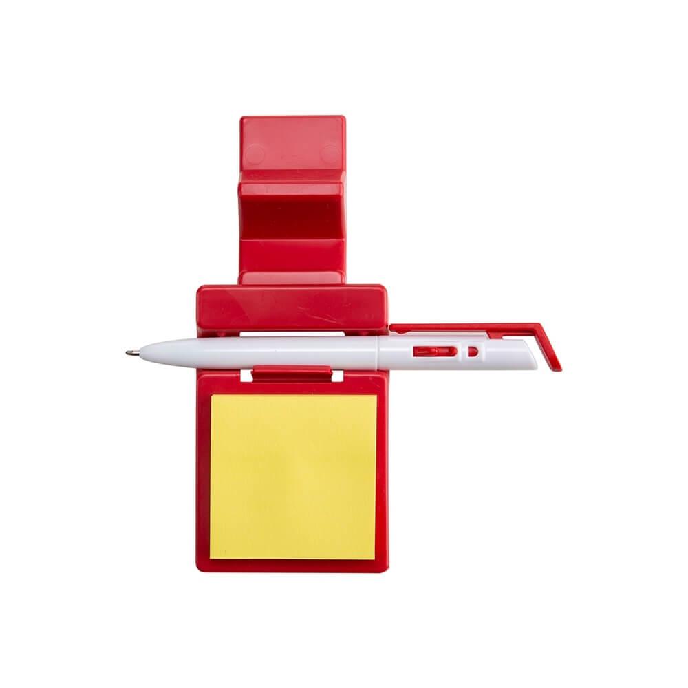 Bloco c Suporte PA1294 na cor Vermelho, brinde personalizado Sky Brindes