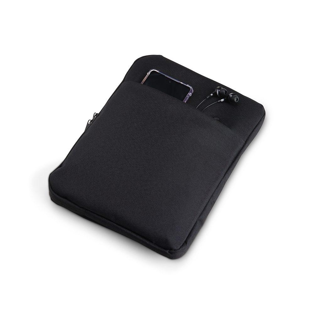Pasta para Notebook 12,4" PA1610 na cor Preto, brinde personalizado Sky Brindes