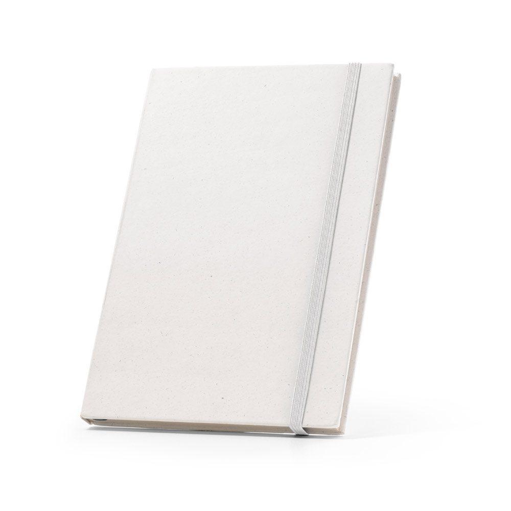 Caderno A5 PA1634 na cor Branco, brinde personalizado Sky Brindes
