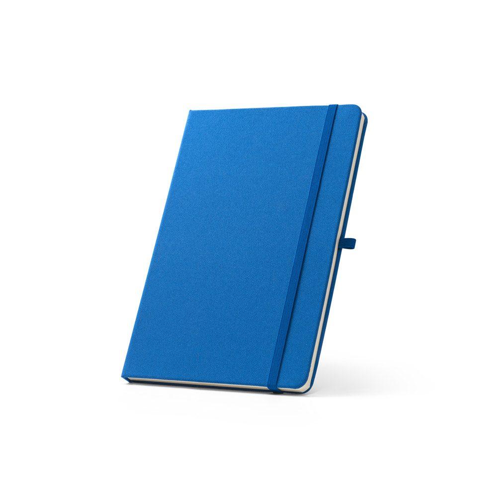 Caderno A5 com Pauta PA1639 na cor Azul royal, brinde personalizado Sky Brindes