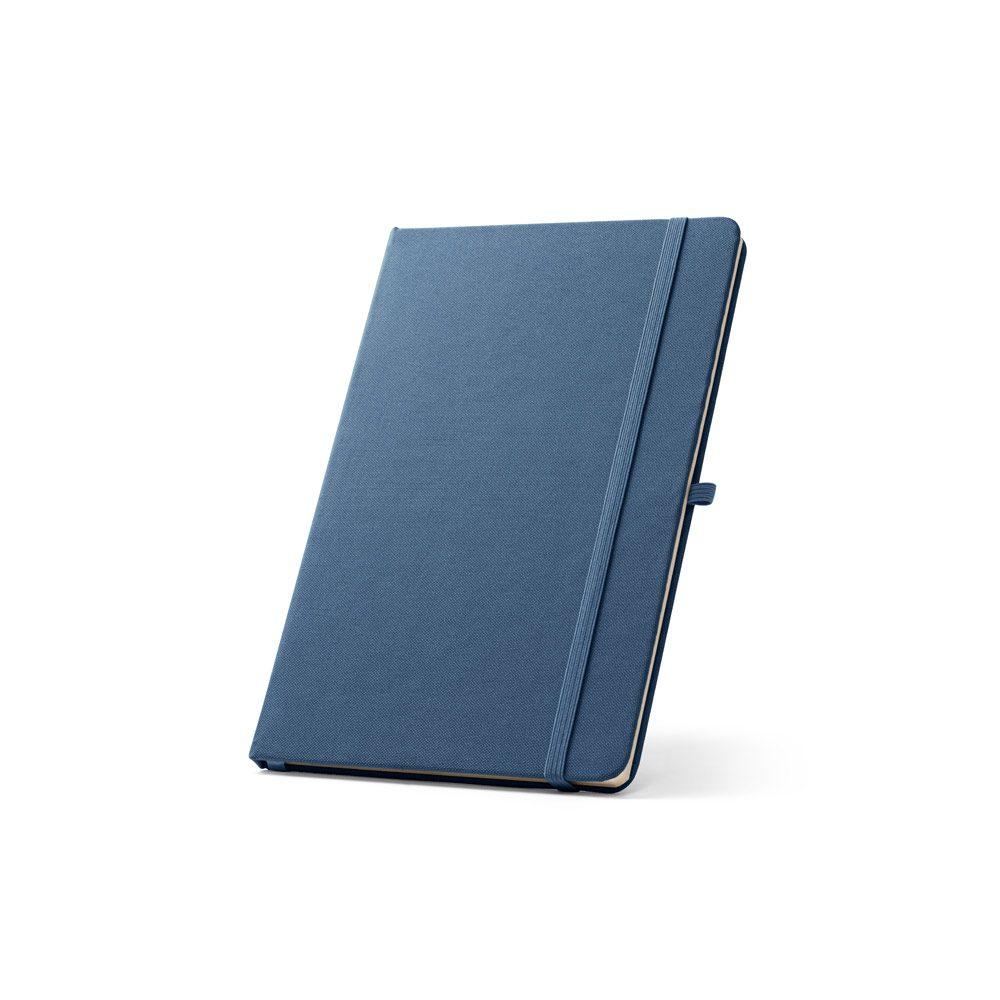 Caderno A5 com Pauta PA1639 na cor Azul, brinde personalizado Sky Brindes