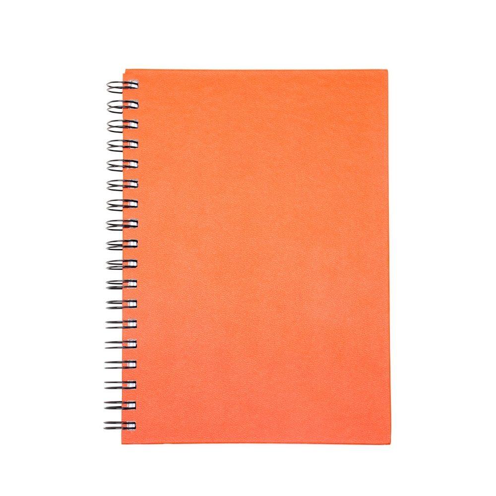 Caderno Cromato 23 x 16 PA1649 na cor Laranja, brinde personalizado Sky Brindes