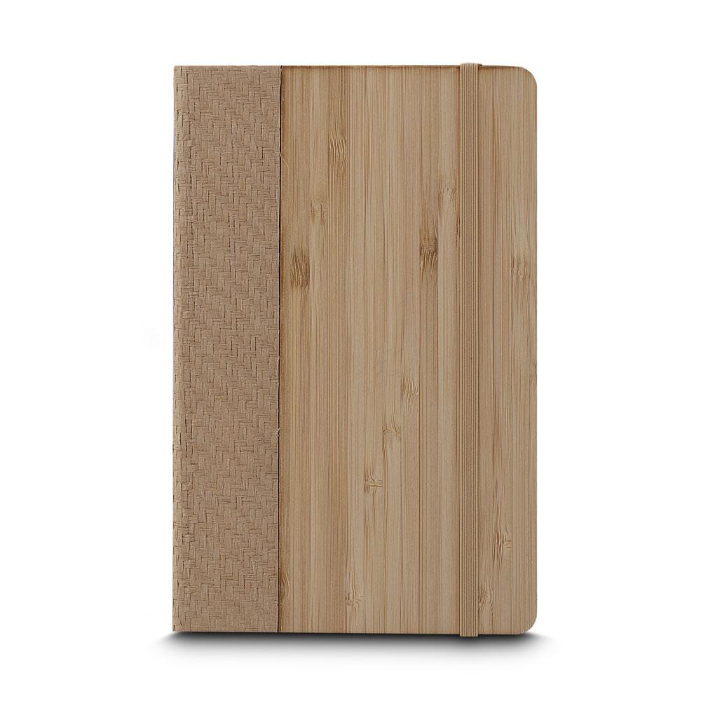 Caderno de Anotações PA1651 na cor Marrom, brinde personalizado Sky Brindes