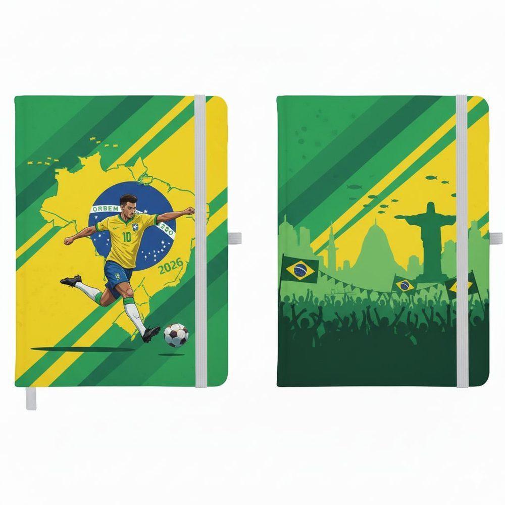 Caderneta Com Capa 100% Personalizada PA1653 na cor Único, brinde personalizado Sky Brindes