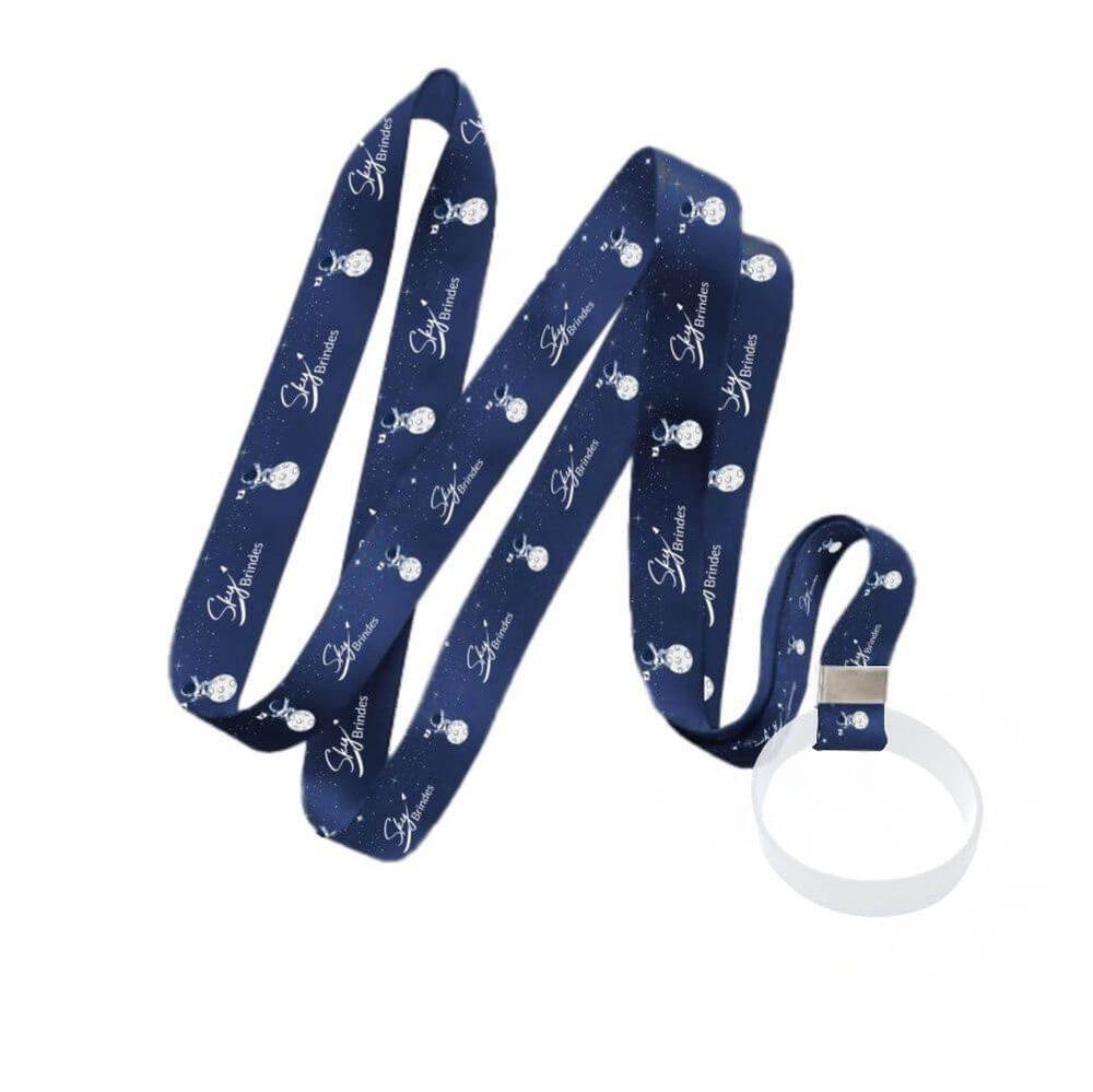 Cordão Tirante Com Porta Copo PA1654 na cor Único, brinde personalizado Sky Brindes
