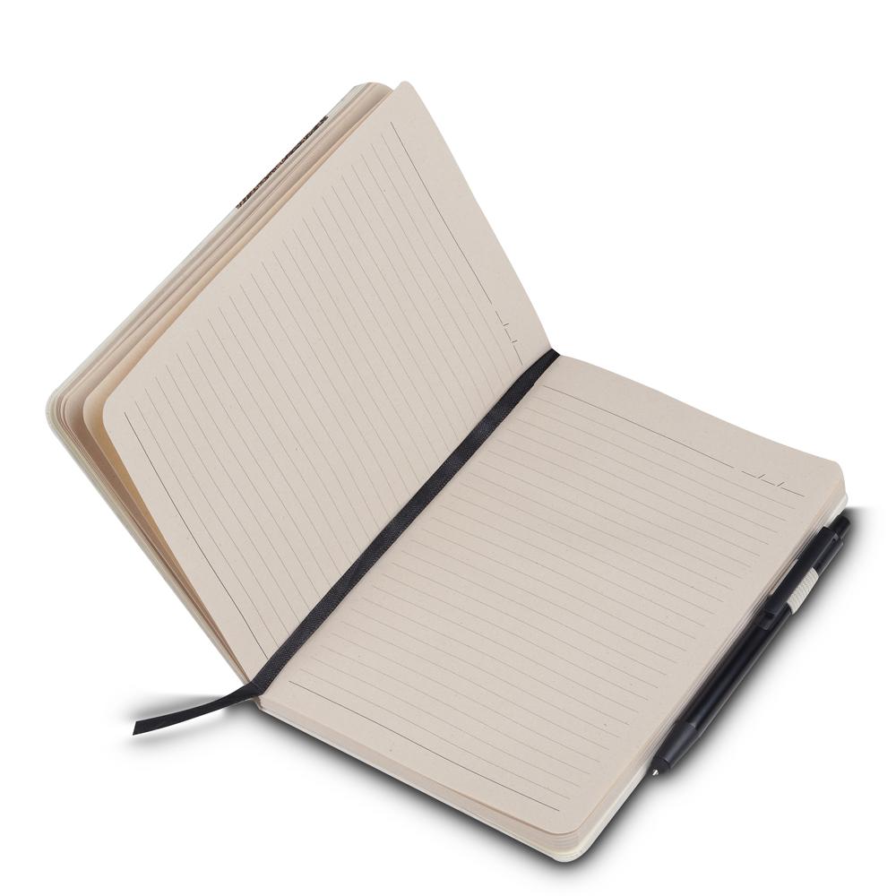 Agenda Diária 2025 Wire-o PA1657 na cor Marrom, brinde personalizado Sky Brindes