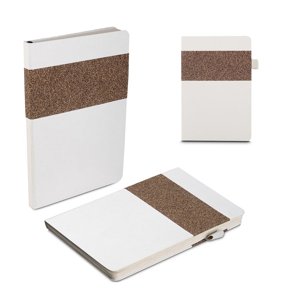 Agenda Diária 2025 Wire-o PA1657 na cor Marrom, brinde personalizado Sky Brindes