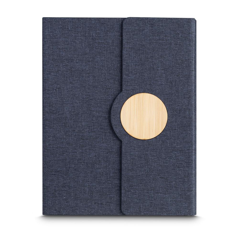 Caderno de Anotações PA1660 na cor Azul, brinde personalizado Sky Brindes