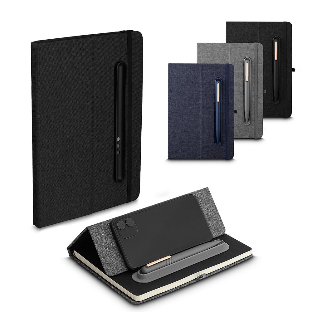 Caderno Capa em RPET PA1662 na cor Azul, brinde personalizado Sky Brindes