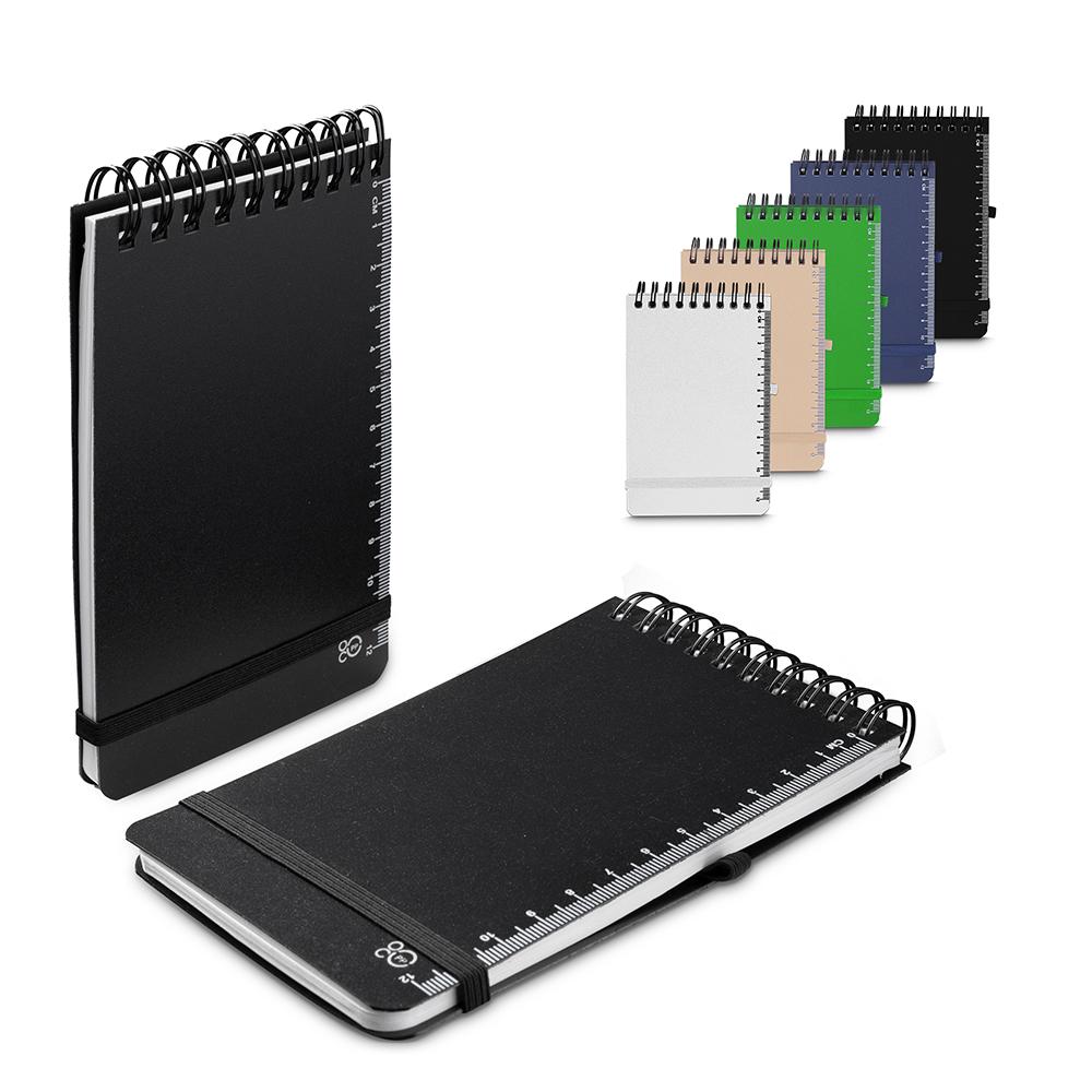 Mini Caderno com Pauta PA1672 na cor Verde, brinde personalizado Sky Brindes