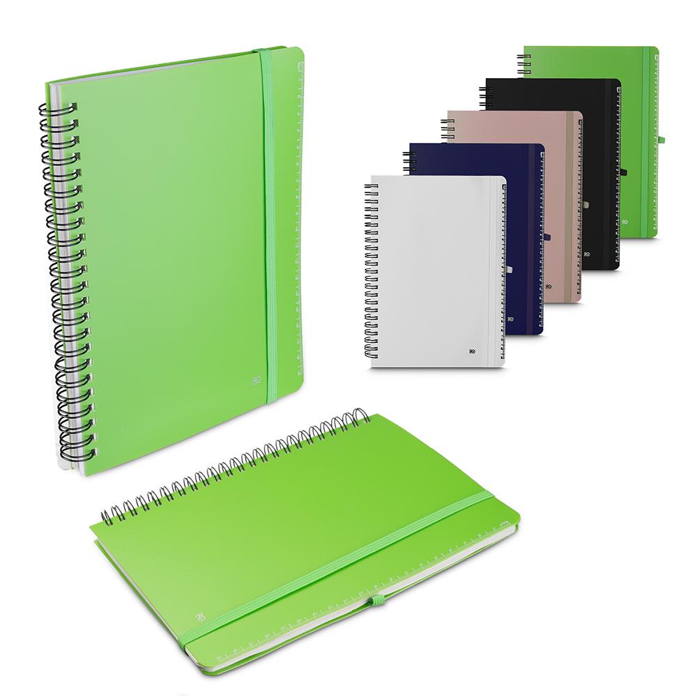 Caderno de Anotações PA1673 na cor Bege, brinde personalizado Sky Brindes