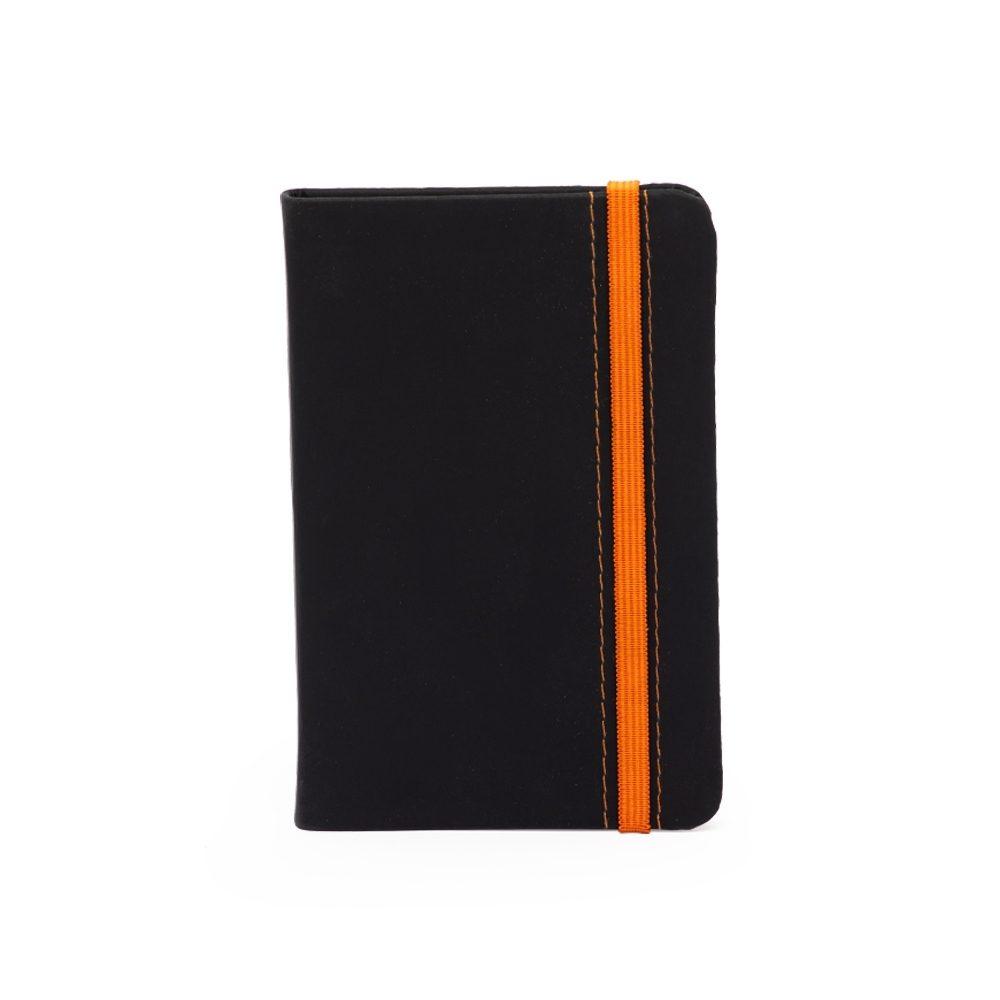 Caderno com Pauta PA1680 na cor Laranja, brinde personalizado Sky Brindes