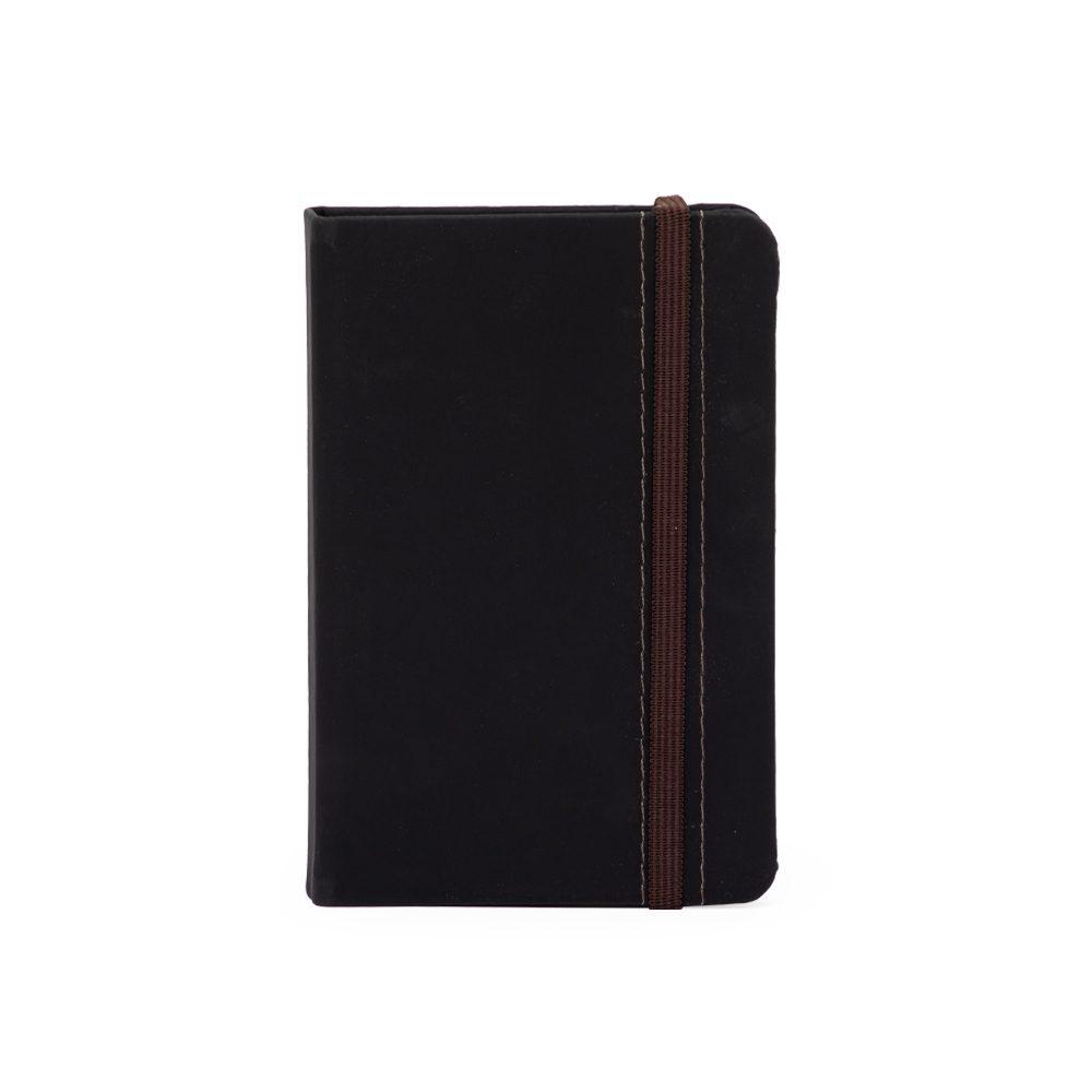 Caderno com Pauta PA1680 na cor Marrom, brinde personalizado Sky Brindes