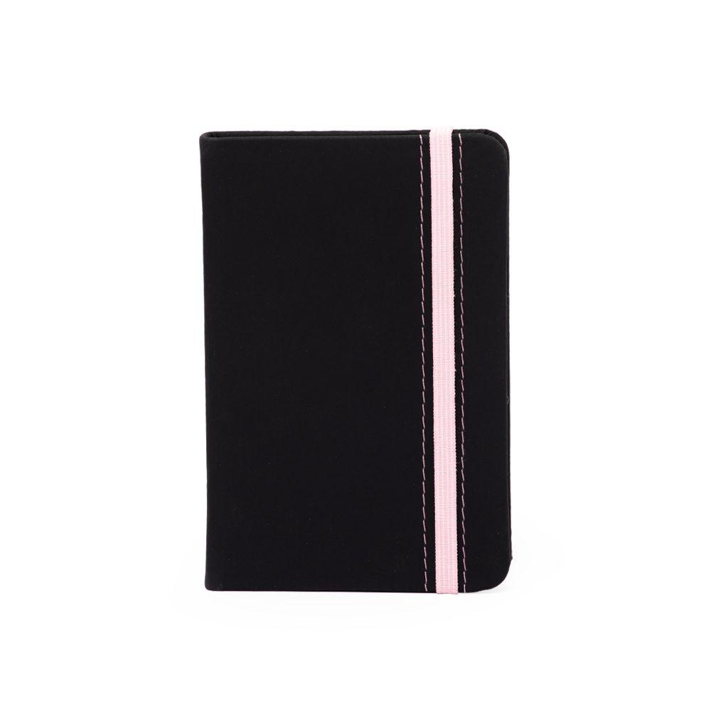 Caderno com Pauta PA1680 na cor Rosa, brinde personalizado Sky Brindes