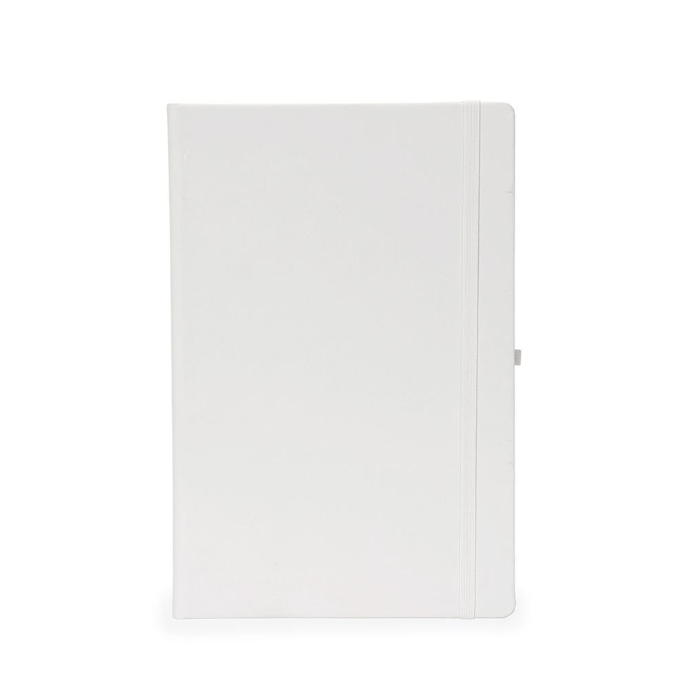 Planner Emborrachado 2025 PA1683 na cor Branco, brinde personalizado Sky Brindes