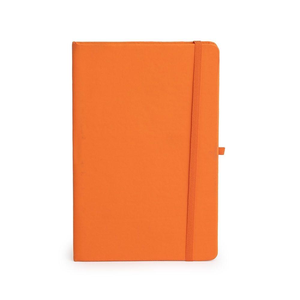 Planner Emborrachado 2025 PA1683 na cor Laranja, brinde personalizado Sky Brindes