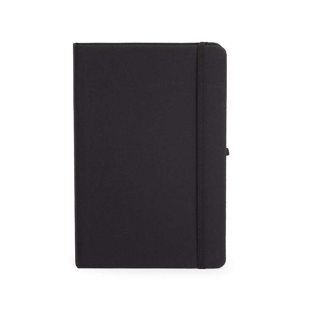 Planner Emborrachado 2025 PA1683 na cor Preto, brinde personalizado Sky Brindes