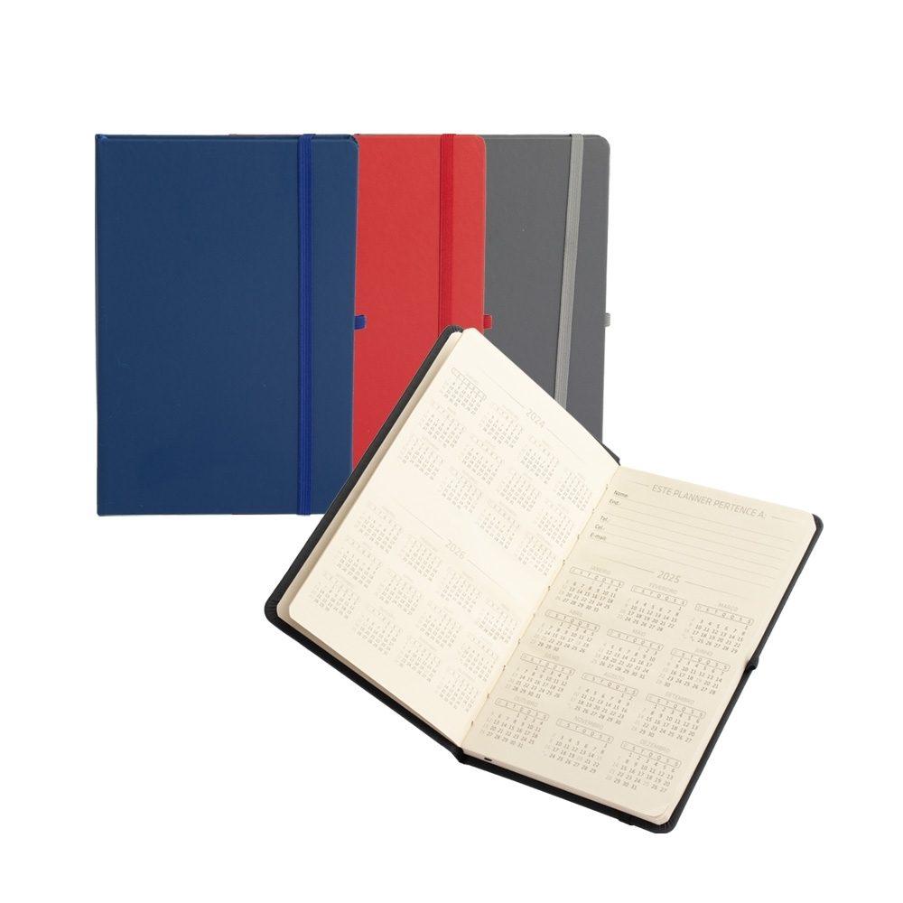 Planner Cromato 2025 PA1684 na cor Rosa, brinde personalizado Sky Brindes