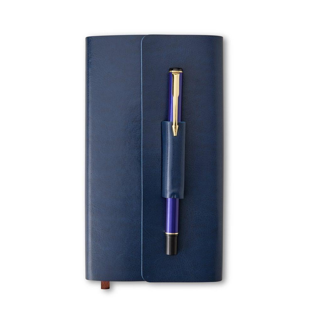Kit para Anotações PA1691 na cor Azul escuro, brinde personalizado Sky Brindes