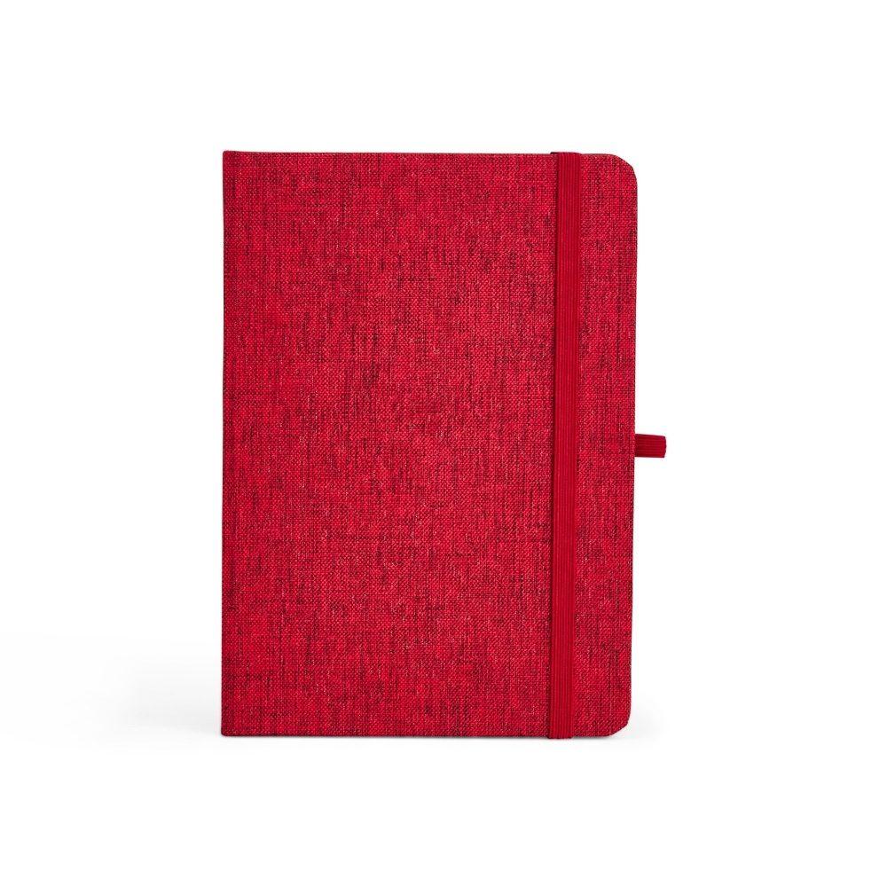 Caderneta com Pauta PA1736 na cor Vermelho, brinde personalizado Sky Brindes