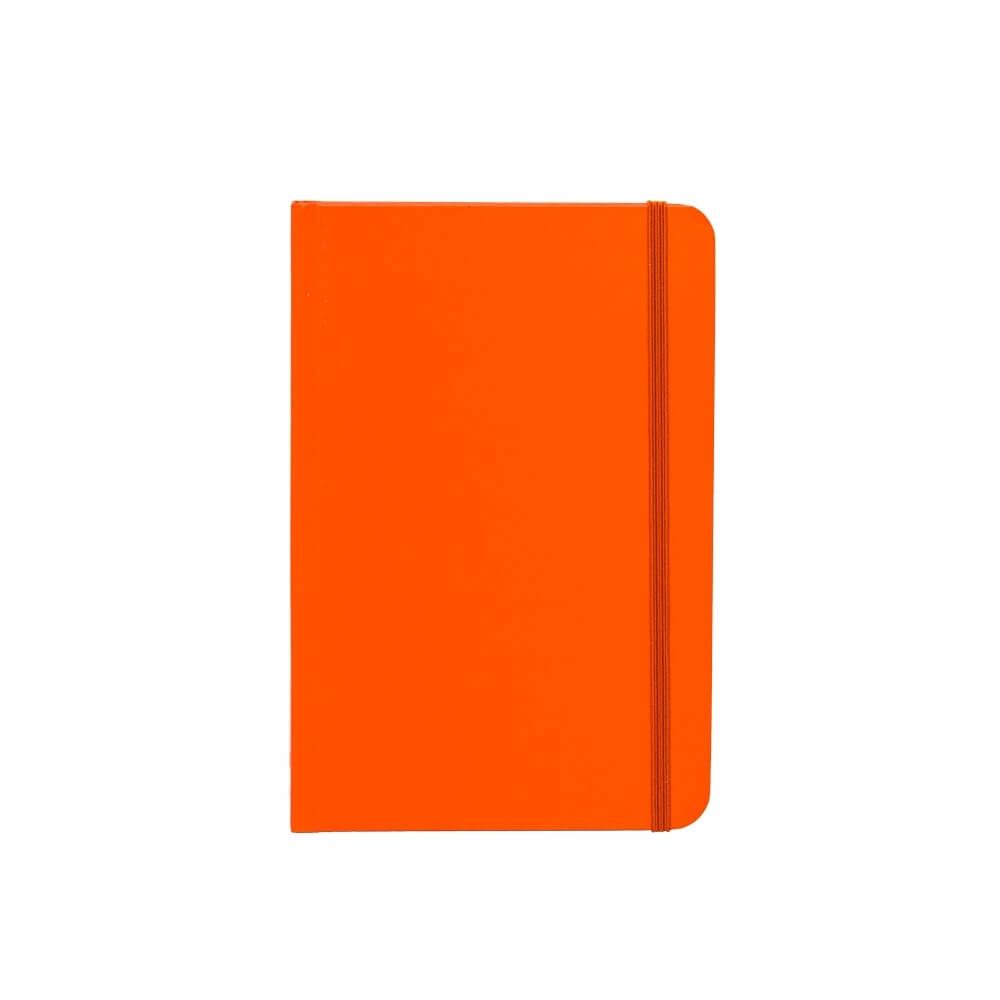 Caderneta com Pauta PA1741 na cor Laranja, brinde personalizado Sky Brindes