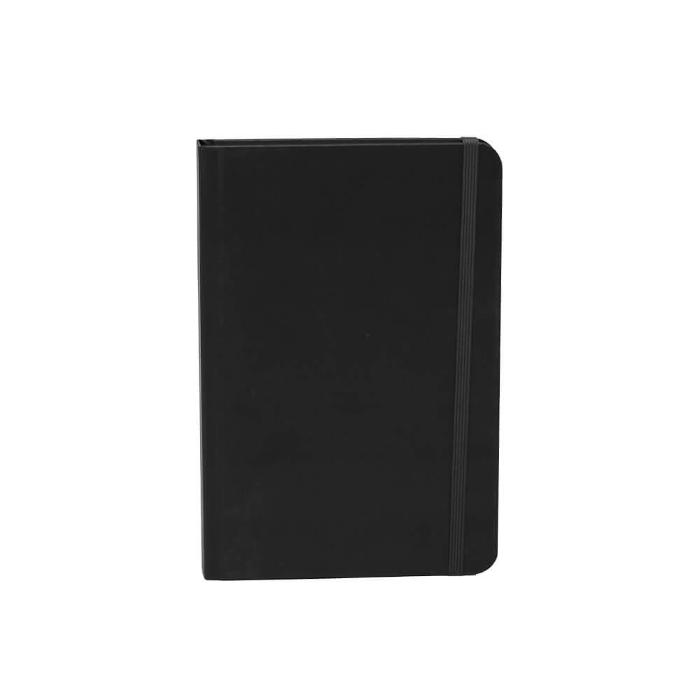 Caderneta com Pauta PA1741 na cor Preto, brinde personalizado Sky Brindes