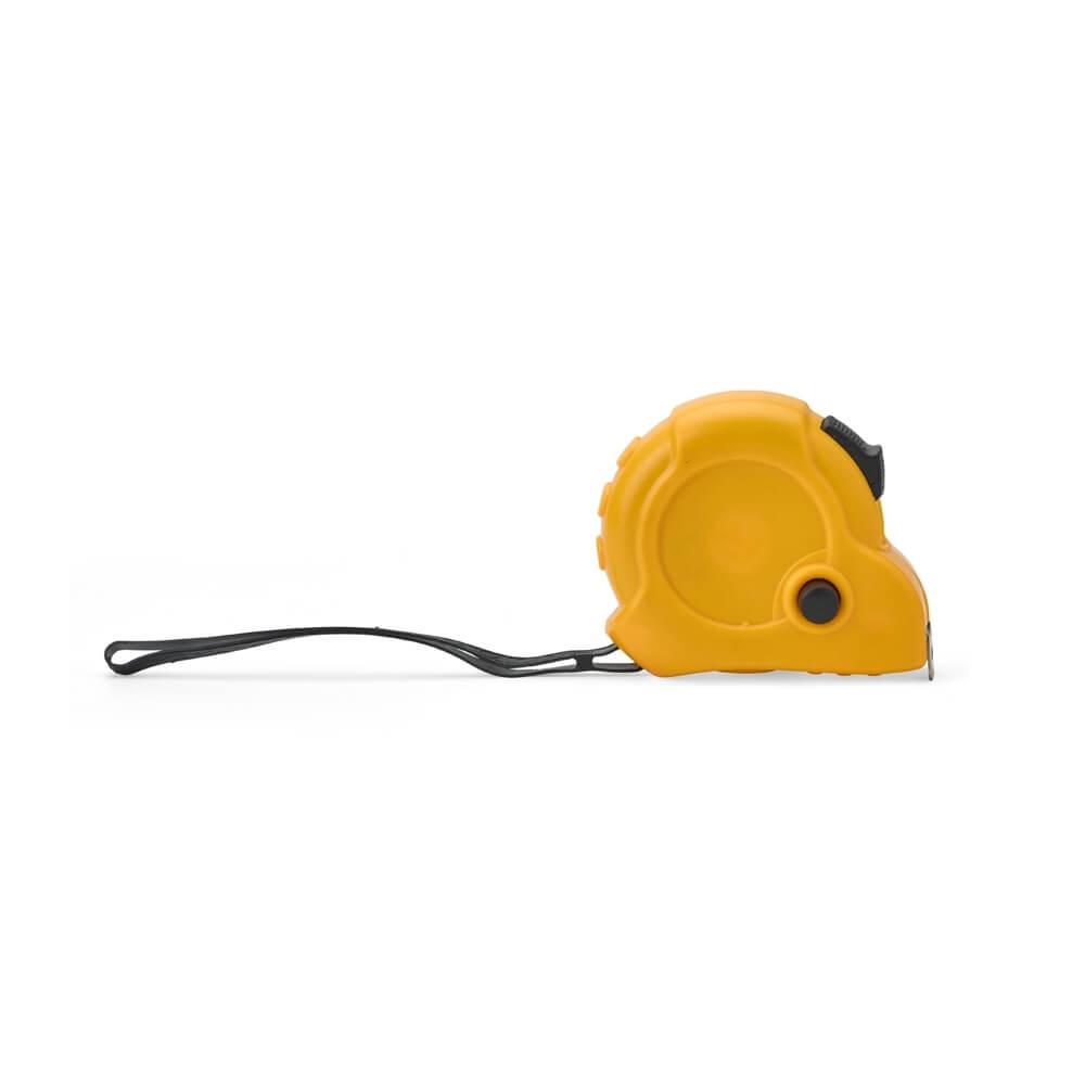 Trena Plástico 5 Metros PA1749 na cor Amarelo, brinde personalizado Sky Brindes