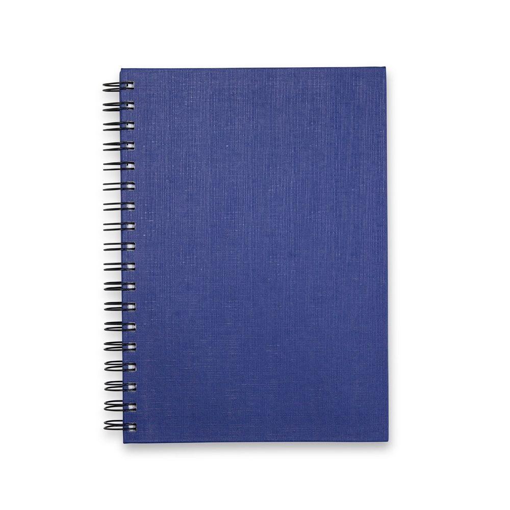 Caderno Linho com Pauta PA1755 na cor Azul, brinde personalizado Sky Brindes
