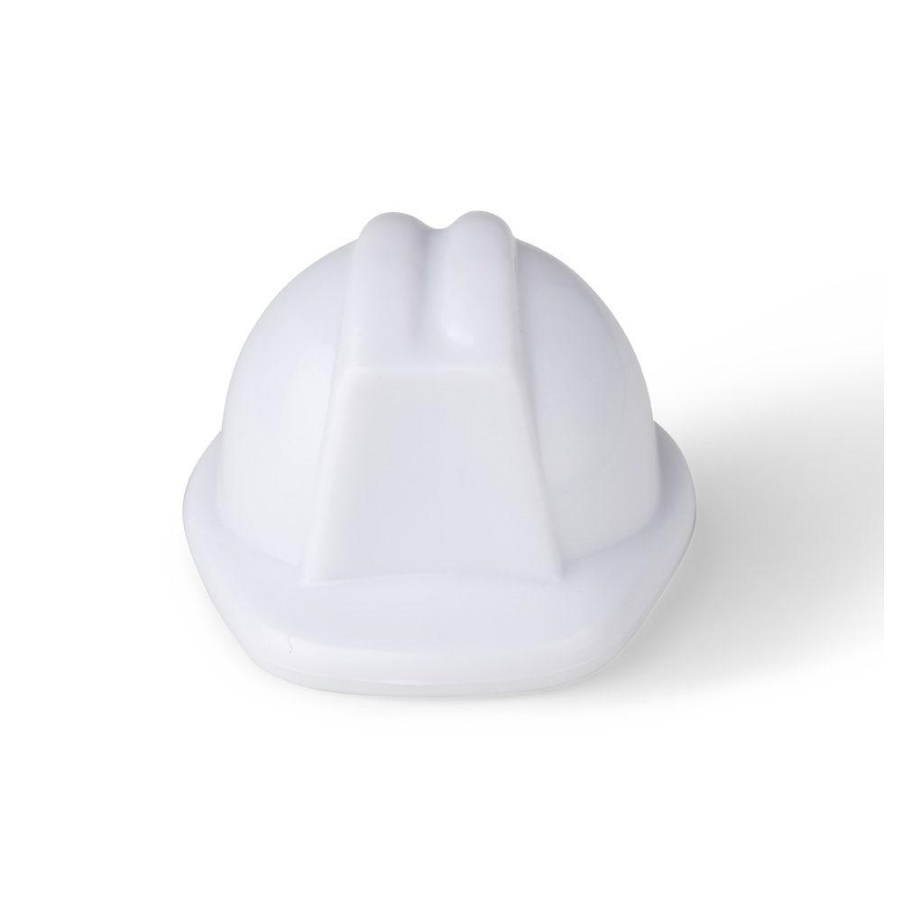 Chaveiro Capacete EPI PA1756 na cor Branco, brinde personalizado Sky Brindes