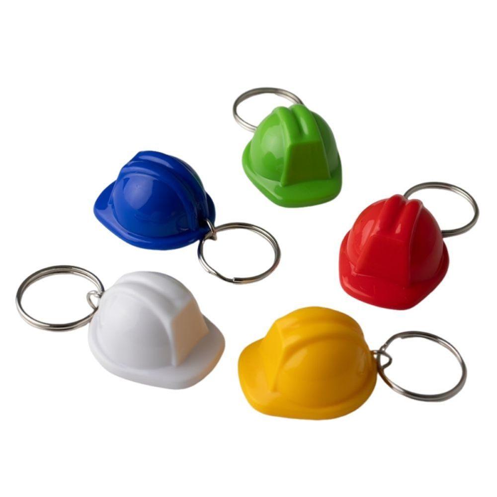 Chaveiro Capacete EPI PA1756 na cor Vermelho, brinde personalizado Sky Brindes