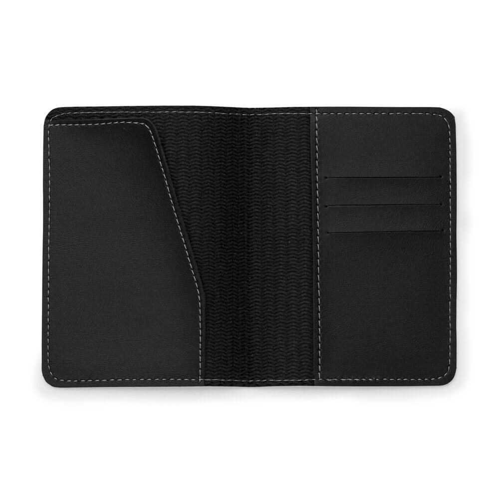 Porta-passaporte PA1757 na cor Marrom, brinde personalizado Sky Brindes