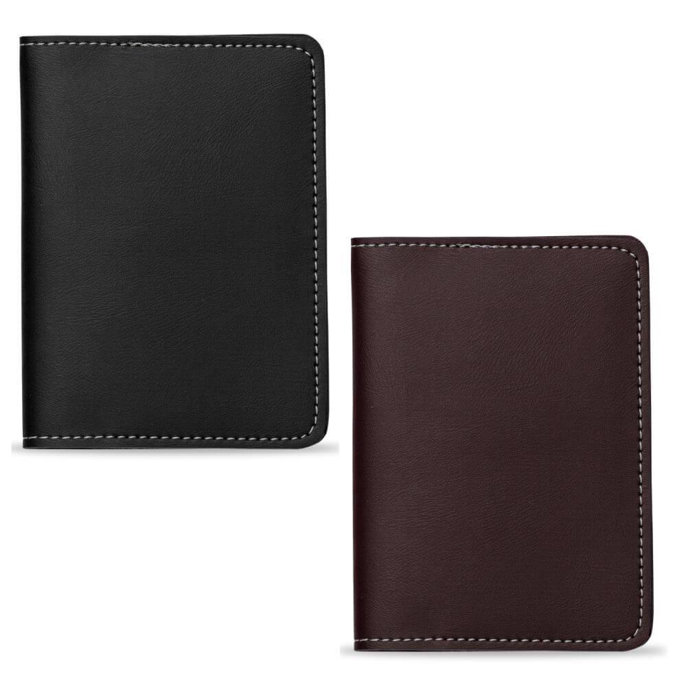 Porta-passaporte PA1757 na cor Marrom, brinde personalizado Sky Brindes