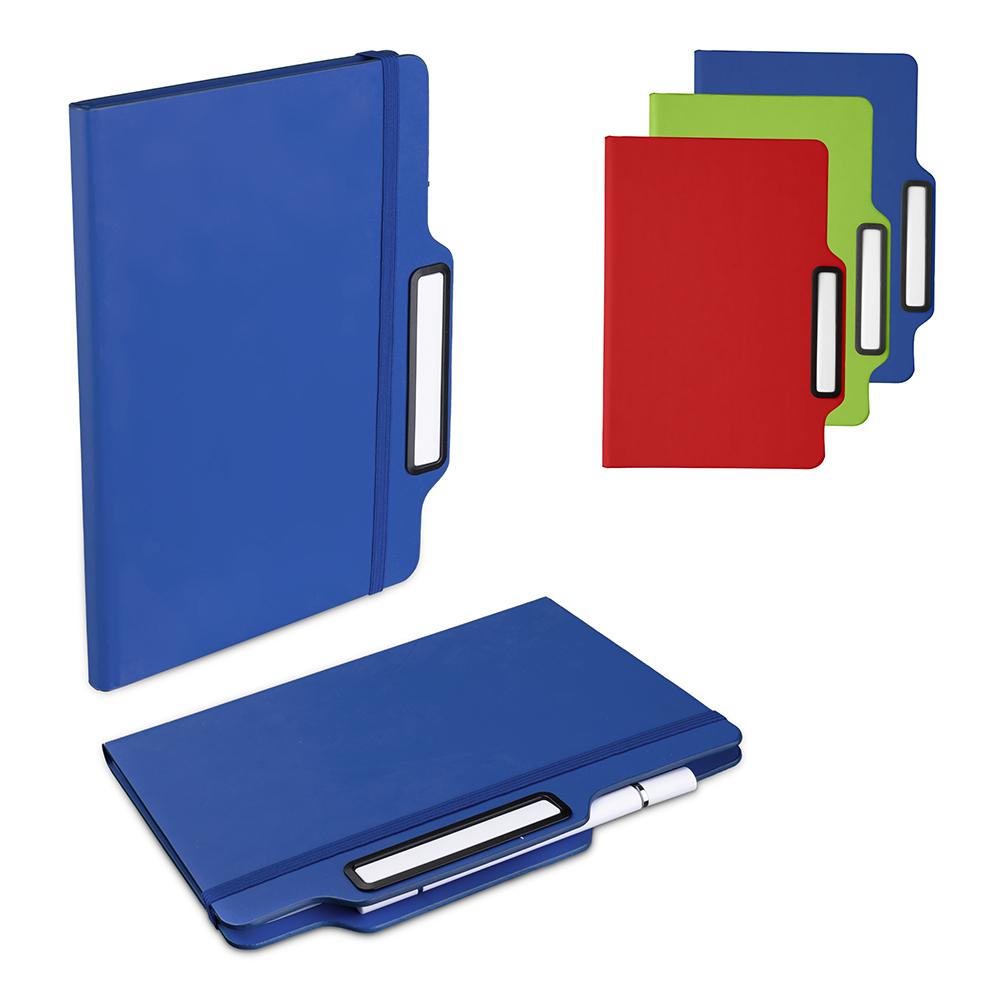 Caderno sem Pauta PA1765 na cor Azul, brinde personalizado Sky Brindes