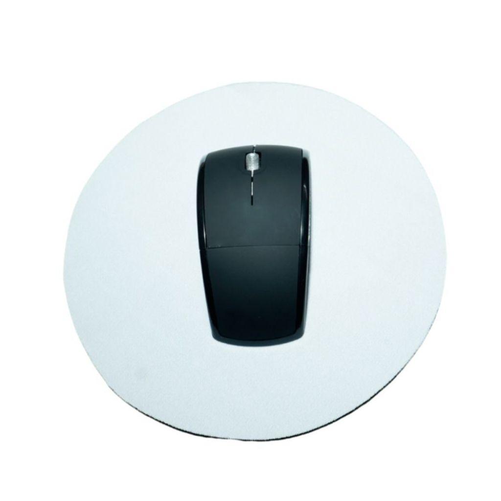 Mouse Pad Neoprene PA1767 na cor Branco, brinde personalizado Sky Brindes