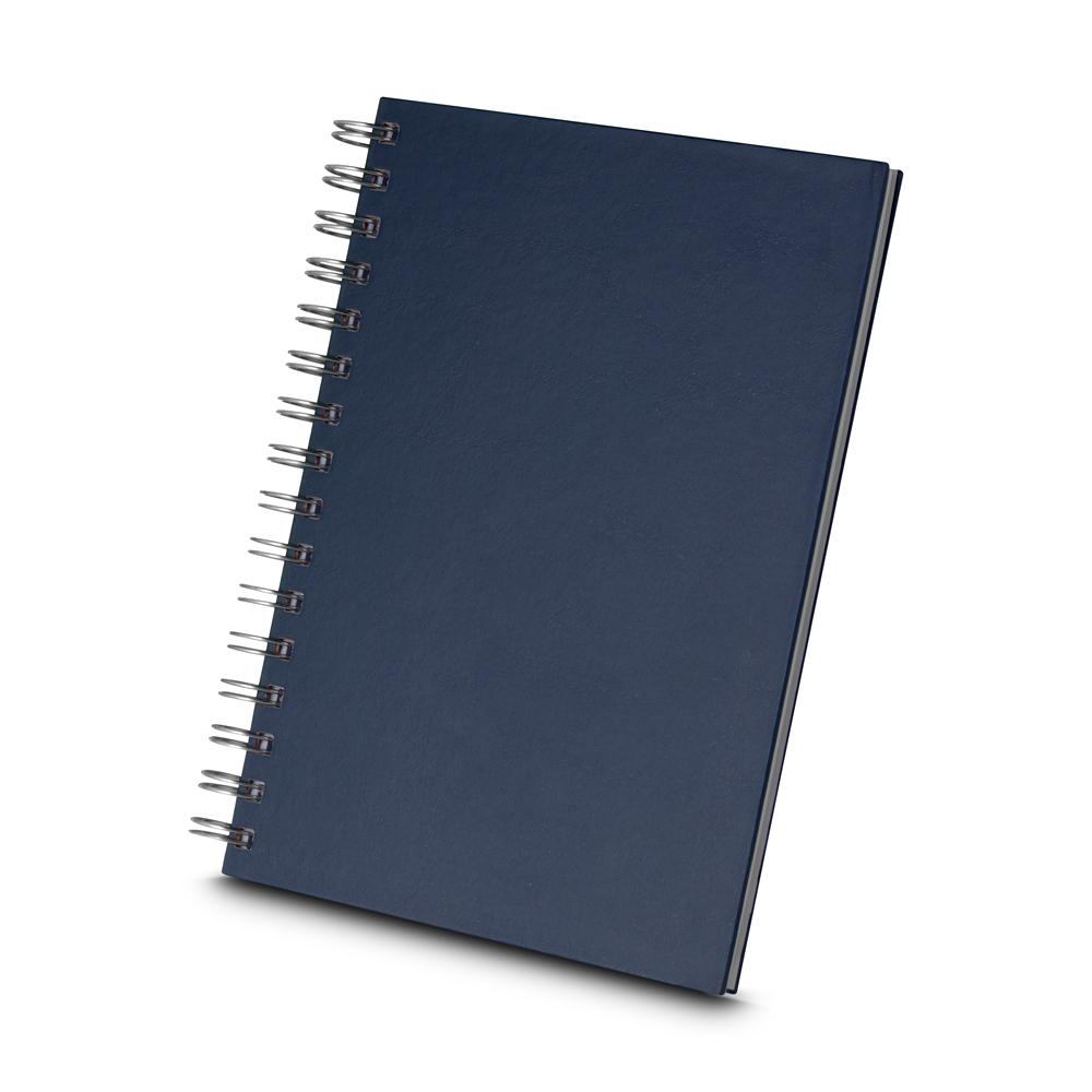 Caderno com Pauta PA1774 na cor Azul, brinde personalizado Sky Brindes