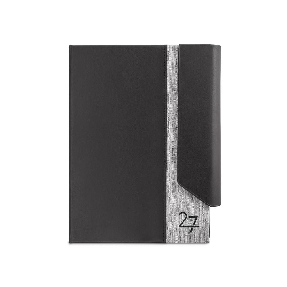 Agenda Diária A5 2027 PA1775 na cor Cinza, brinde personalizado Sky Brindes