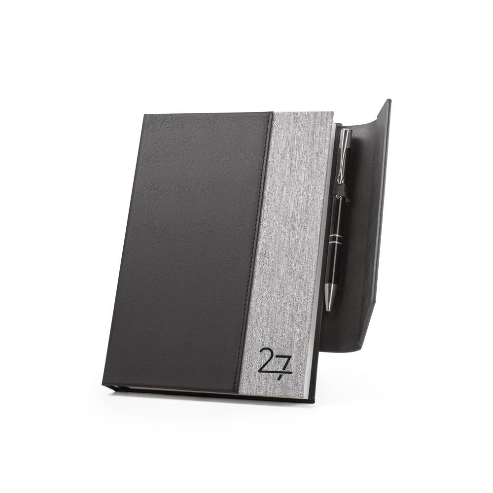 Agenda Diária A5 2027 PA1775 na cor Cinza, brinde personalizado Sky Brindes