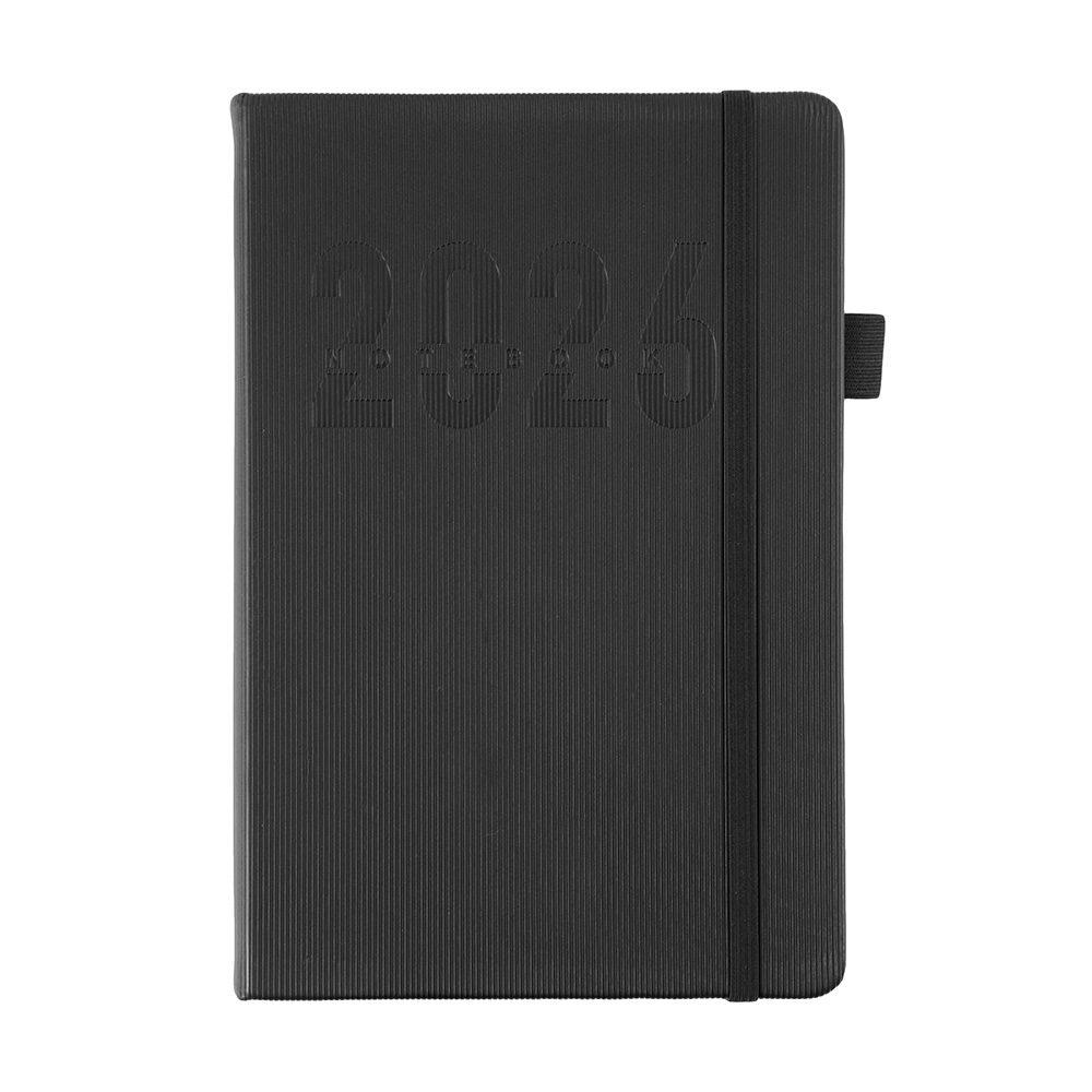 Agenda Diária 2026 PA1778 na cor Preto, brinde personalizado Sky Brindes