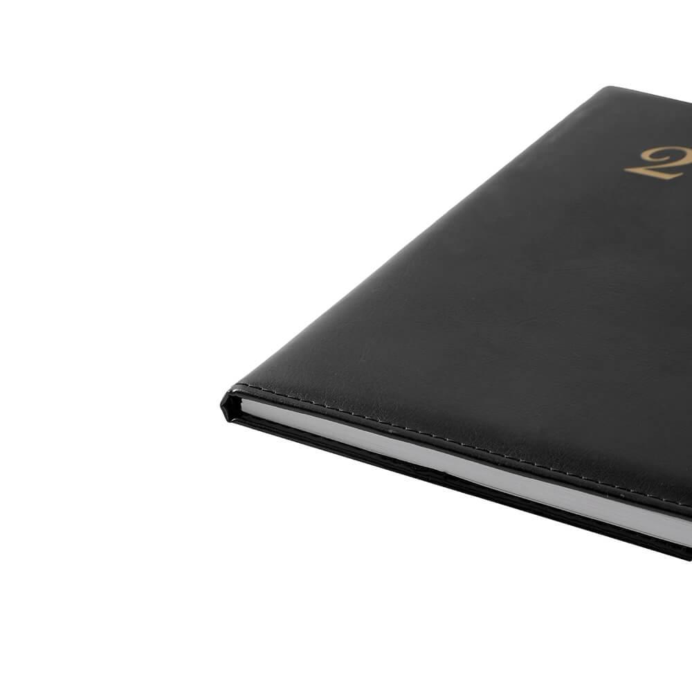 Agenda Semanal 2026 PA1781 na cor Preto, brinde personalizado Sky Brindes