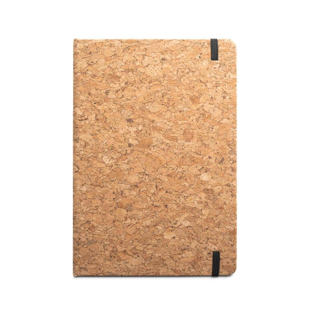Conjunto de bloco de notas e esferográfica PA1793 na cor Natural, brinde personalizado Sky Brindes
