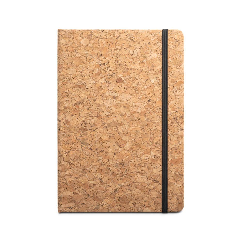 Conjunto de bloco de notas e esferográfica PA1793 na cor Natural, brinde personalizado Sky Brindes